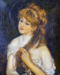hind et couleur  de  cheveux